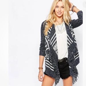 Hollister draped cardigan sz S
